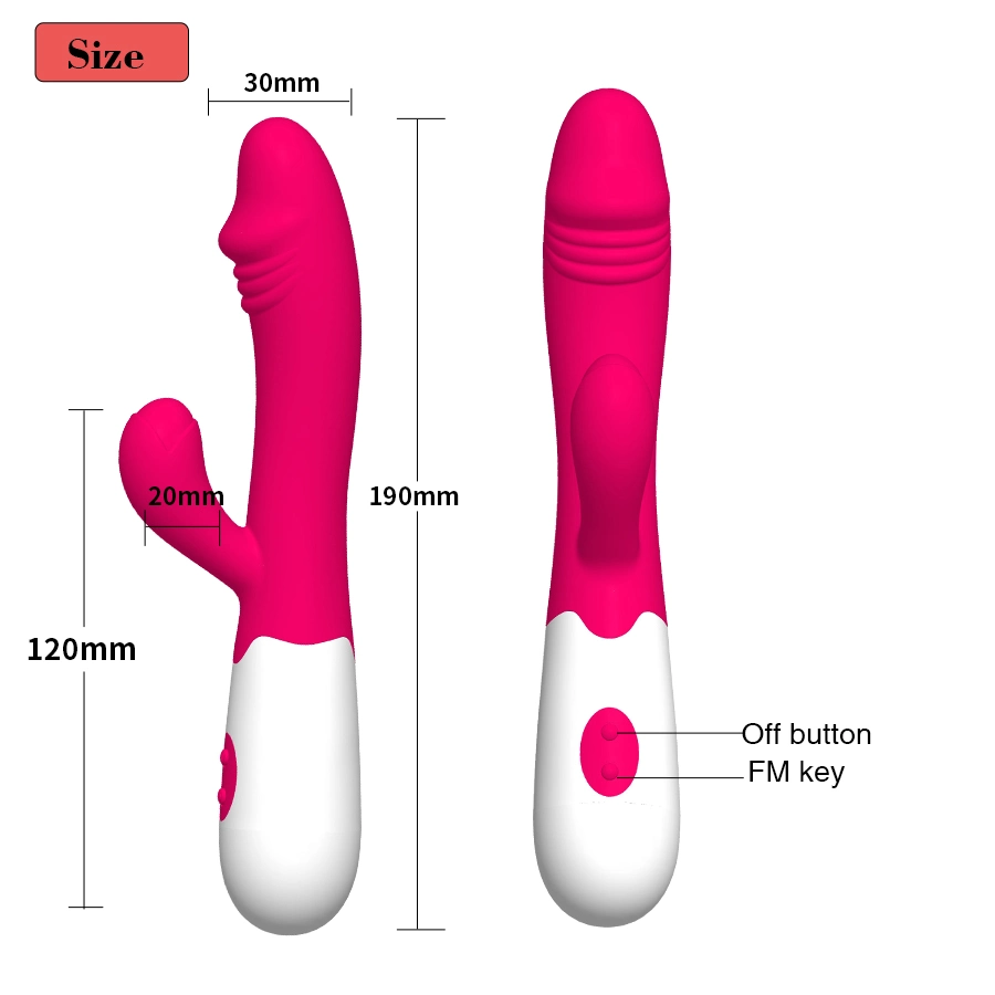 USA Warehouse Hot Sell Realistic Rabbit Vibrator 30 Speeds Mode Sex Toy Dildo Clits Nipple Pussy Stimulator for Women Vibrator Adult Products