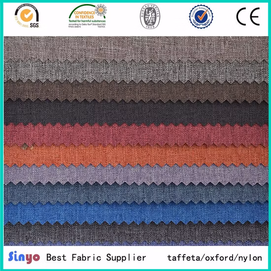 ソファ、バッグ、カーテン用のカチオン 600 シェニール ジャカード ポリエステル オックスフォード生地