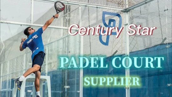 センチュリースター 2023 ホットセールパノラマパドルコート Canchas De Padel 屋外パドルテニスコートセール